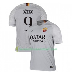 Fußballtrikots AS Rom Dzeko 9 2018-2019 Kurzarm Auswärts-trikot kaufen